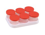 Kunststoffhalter mit 6 Farbt�pfen 125 ml
