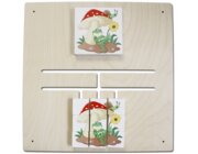 Wandspiel Labyrinth-Puzzle Frosch-Pilz
