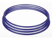 Gymnastik-Reifen, Flachreifen 40 cm blau (4 St�ck)