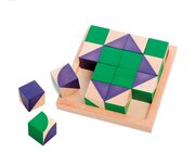 Jakolino, Legespiel mit 16 Holzw�rfeln, ab 4 Jahre