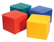 P�nz Spiel- und Sitzw�rfel blau, 50 x 45 cm