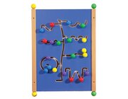 RoadRunner blau MDF, 80 x 56 cm, Wandspiel