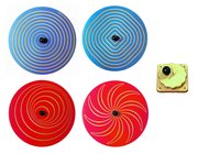 Wandkreisel-Set Spirale/Welle, je � 65 cm, inkl. einer Wandhalterung