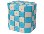 Jolly Heap Set BASIC hellgrau-hellblau, Riesen-Magnetbausteine, schallabsorbierend