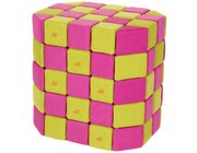 Jolly Heap Set BASIC pink-gr�n, Riesen-Magnetbausteine, schallabsorbierend