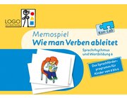 Kon-Lab Memospiel Wie man Verben ableitet, Lernspiel mit Anleitung f�r Eltern, 0-10 Jahre
