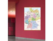 Leinenkarte in Schulausf�hrung, Deutschland politisch