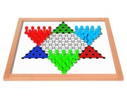 Halma - gro� und magnetisch, 50x50 cm, Spielsteine 4 cm hoch