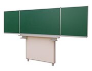 Gestell-Klappschiebetafel, feststehend, 200x120cm gr�n