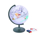 Globus mit Umrissen der Erdteile und der L�nder, 5-12 Jahre