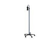 Mobiler Kartenst�nder auf Rollen, taubenblau