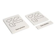 Kontroll- und Namenkarten Papier, schwarz/wei�