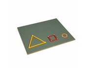 Arbeitsbrett f�r den Geometriekasten, ab 9 Jahre