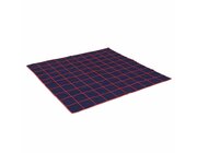 Arbeitsteppich f�r das Hunderterfeld 80x80 cm (kleine Zahlenkarten)