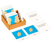 Definitionskarten Land- und Wasserformen: Satz 1 und 2, Englisch