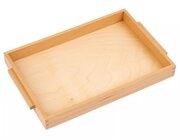 Einfaches Holztablett: mittelgro�, 32 x 22 x 3,5 cm