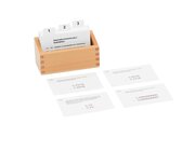 Kasten mit Aufgabenkarten f�r das Dezimalbruchrechnen 2, ab 9 Jahre