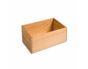 Kasten f�r Sandpapierkleinbuchstaben und Sandpapiergro�buchstaben, ab 4 Jahre