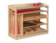 Sinnesmaterialschrank ohne R�ckwand