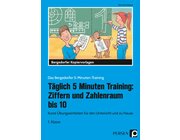 T�glich 5 Minuten Training: Ziffern und ZR bis 10, Kopiervorlage, 1. Klasse