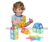 Translucent Polydron KinderMag Set, 48 Teile, ab 1 Jahr