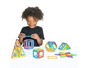 Translucent Magnetic Polydron Formen-Set, 64 Teile