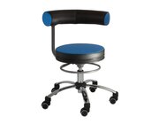 Sanus Gesundheitsstuhl  36-43 cm, Kunstleder blau/schwarz, mit Rollstopp