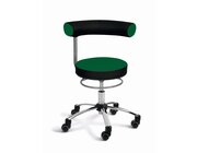 Sanus Gesundheitsstuhl 46-54 cm, Kunstleder gr�n/schwarz, mit Gleiter