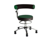 Sanus Gesundheitsstuhl 36-43 cm mit h�henverstellbarer Lehne, Stoff gr�n/schwarz, mit Gleiter