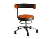 Sanus Gesundheitsstuhl  36-43 cm, Kunstleder orange/schwarz, mit Gleiter
