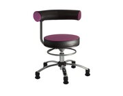 Sanus Gesundheitsstuhl 46-54 cm, Kunstleder lila/schwarz, mit Gleiter
