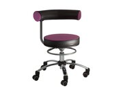 Sanus Gesundheitsstuhl 46-54 cm, Kunstleder lila/schwarz, mit B�rorollen