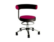 Sanus Gesundheitsstuhl 46-54 cm, Stoff pink/schwarz, mit Gleiter