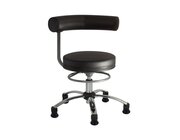 Sanus Gesundheitsstuhl 46-54 cm, Kunstleder schwarz, mit Gleiter