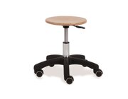 Hocker mit Holzsitz, Sitzh�he 34 - 42 cm