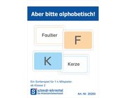 Aber bitte alphabetisch!