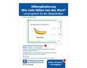 St�pselkarten 'Silbengliederung - Wie viele Silben hat das Wort?'