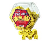 200 Augenw�rfel aus Moosgummi, ab 3 Jahre