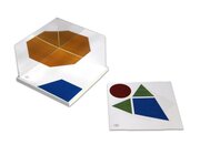 Eckspiegelsatz 2 St�ck mit Grundplatte und 15 Vorlagekarten