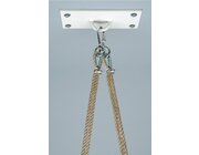 Sport-Thieme Deckenaufh�ngung Profi-Set: Deckenplatte inkl. 1 Paar 2 m-Abh�ngeseile