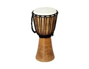 Djembe aus Hartholz, ge�lt 30 cm hoch, Percussioninstrument, ab 3 Jahre