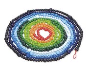 TimeTEX Erdzeitalter-Kette aus Holz, farbig, 15 m