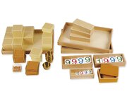 TimeTEX Goldenes Perlenmaterial, Komplettsatz aus Kunststoff