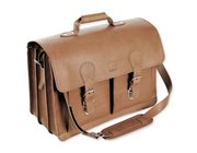 TimeTEX B�chertasche Probata XXL, cognac, Sattelleder