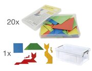 Klassensatz Tangram, 21-tlg., in Box