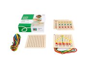 Schauen und Schn�ren mit Aufgabenkarten, F�delspiel, ab 3 Jahre