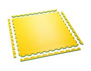 Fallschutzmatte Standard, Puzzlematte gelb-gr�n, 100x100 cm