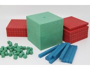 Dienes Grundsortiment aus farbigem ReWOOD�, 121 Teile, in Montessori-Farben