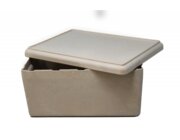 RE-Wood� Box mit Deckel 25 x 18 x 11,5 cm - 4 l, naturfarben, im Karton