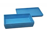 RE-Wood� Box mit Deckel 25 x 18 x 6 cm - 1,5 l, blau